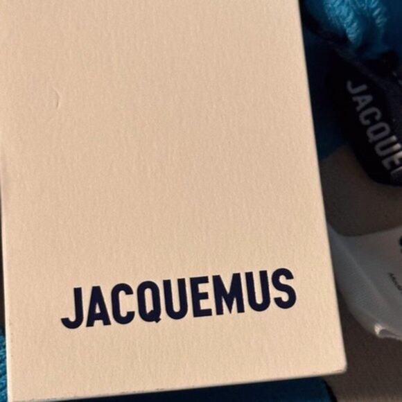 Jacquemus Le Shorts Gelato checked shorts azure size 8 - Picture 10 of 10